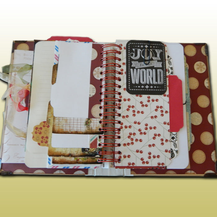 Hand-crafted Spiral Bound Christmas Album
