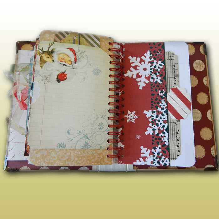 Hand-crafted Spiral Bound Christmas Album