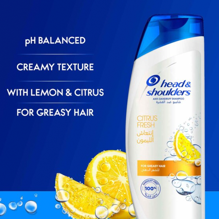 Head & Shoulders Citrus Fresh Anti-Dandruff Shampoo - 200ml, Shampoo