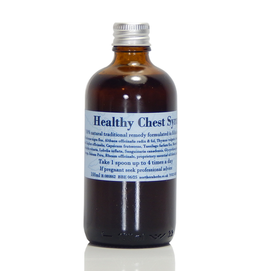 Healthy Chest Elixir - this is very strong, begin with a low dose - 1/4 tsp. and build up