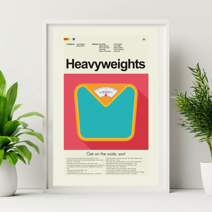 Heavyweights Inspired Mid-Century Modern Print | 12"x18" or 18"x24" Print only