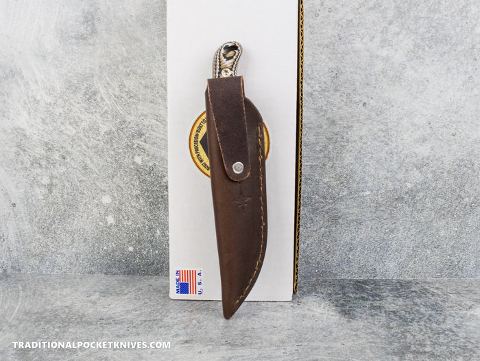 Hellbender Blade Co. Outfitter - Multicolored G10 Tumbled Magnacut