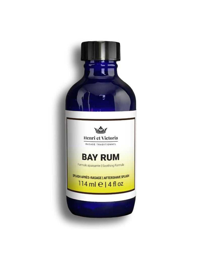 Henri Et Victoria Bay Rum Aftershave Splash bottle