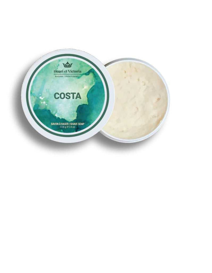 Costa shaving soap tin