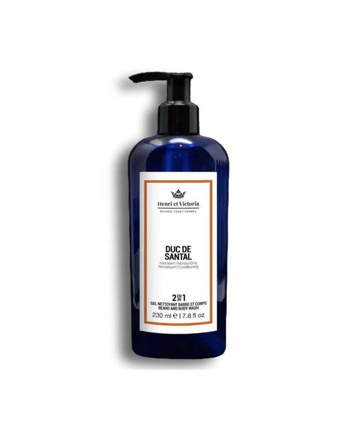 Henri Et Victoria Duc de Santal Body and Beard Wash bottle