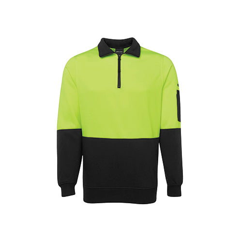 Hi Vis 1/2 Zip Fleecy Sweat | 6HVFH