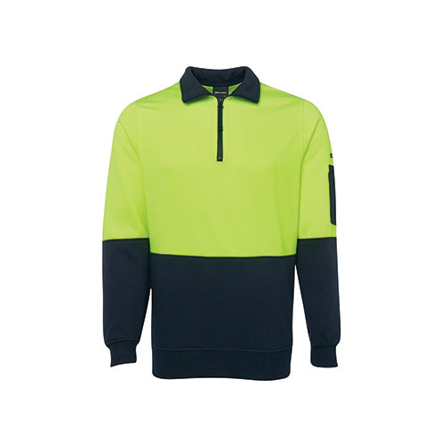 Hi Vis 1/2 Zip Fleecy Sweat | 6HVFH