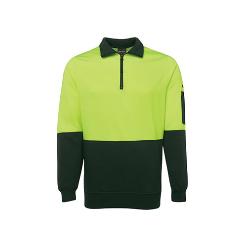Hi Vis 1/2 Zip Fleecy Sweat | 6HVFH