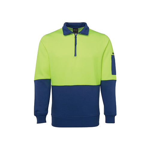 Hi Vis 1/2 Zip Fleecy Sweat | 6HVFH