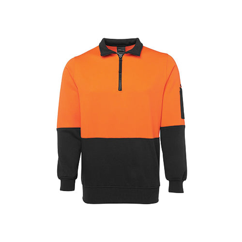 Hi Vis 1/2 Zip Fleecy Sweat | 6HVFH