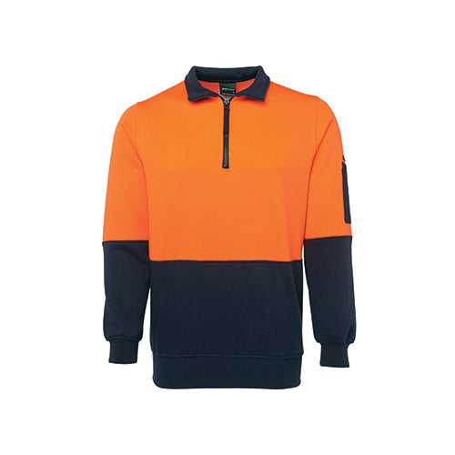 Hi Vis 1/2 Zip Fleecy Sweat | 6HVFH