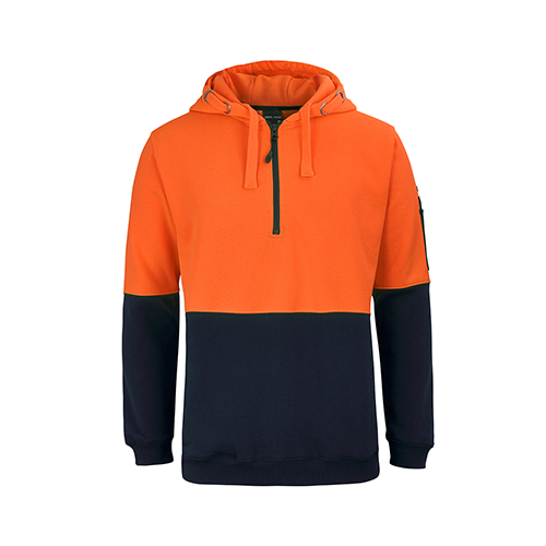 Hi Vis 1/2 Zip Hoodie | 6HVHZ