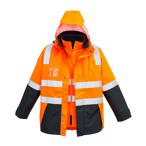 Hi Vis 4 in 1 Waterproof Jacket | ZJ532