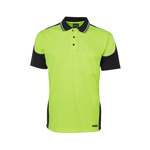 Hi Vis Contrast Piping Polo | 6HCP4