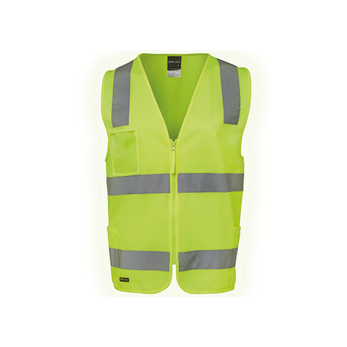 Hi Vis Day & Night Zip Safety Vest | 6DNSZ