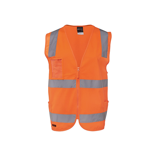 Hi Vis Day & Night Zip Safety Vest | 6DNSZ