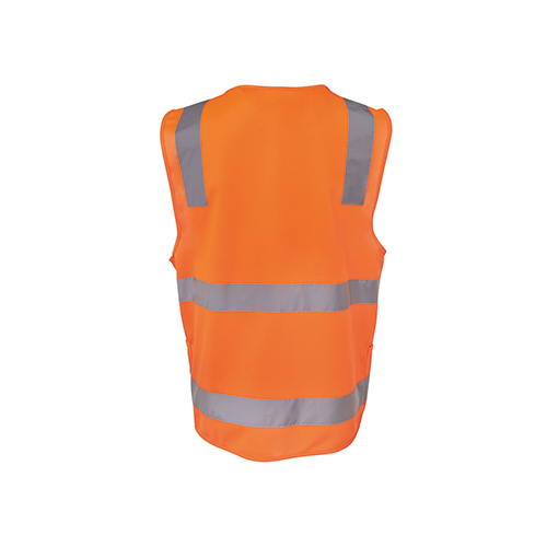Hi Vis Day & Night Zip Safety Vest | 6DNSZ