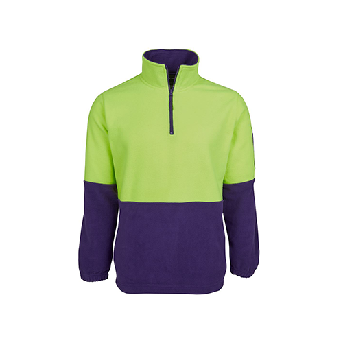 Hi Vis Half Zip Polar Fleece | 6HVPF
