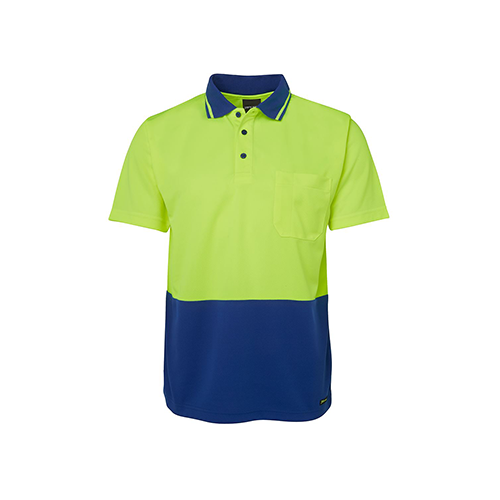 Hi Vis Non Cuff Traditional Polo | 6HVNC