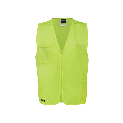 Hi Vis Zip Safety Vest | 6HVSZ