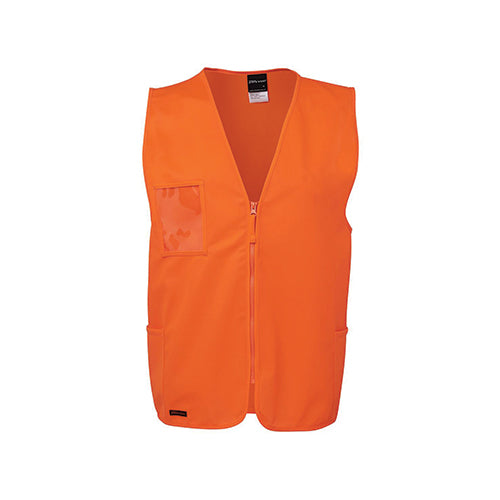 Hi Vis Zip Safety Vest | 6HVSZ