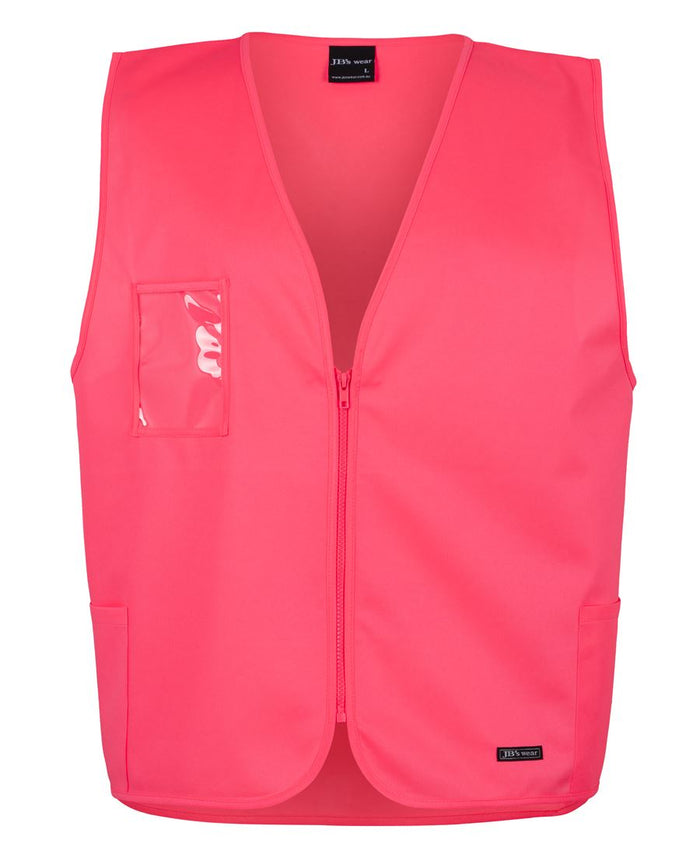Hi Vis Zip Safety Vest | 6HVSZ