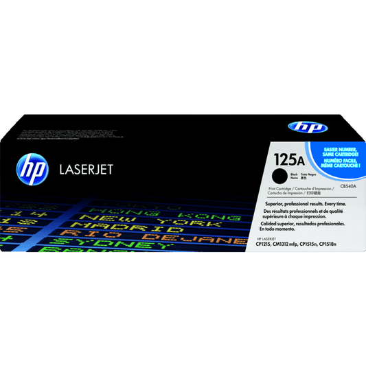 HP 125A Black Original Toner - CB540A