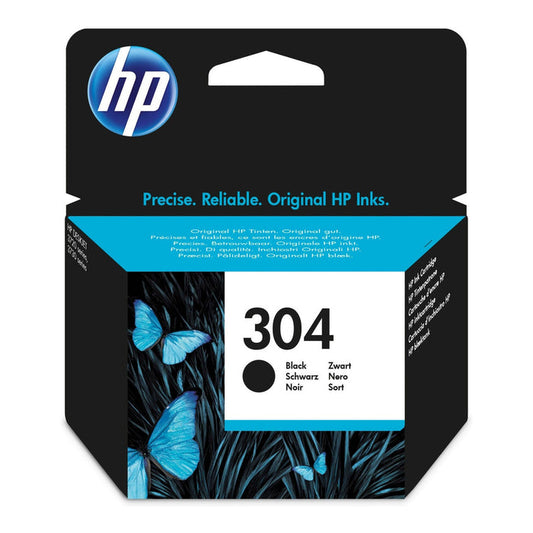 HP 304 Standard Capacity Black Original Ink Cartridge - N9K06AE