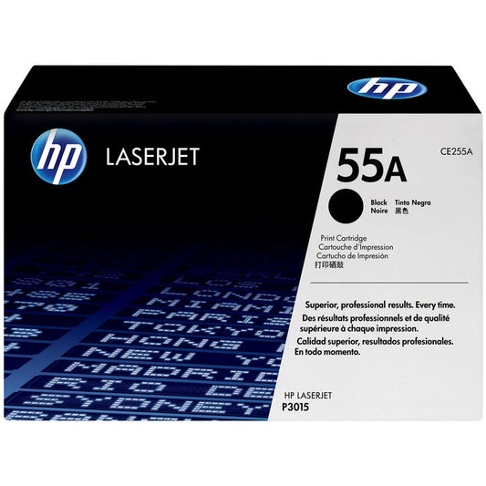 HP 55A Black Original LaserJet Toner Cartridge - CE255A