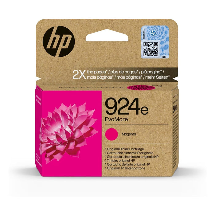 HP 924E EvoMore Magenta Original Ink Cartridge - 4K0U8NE