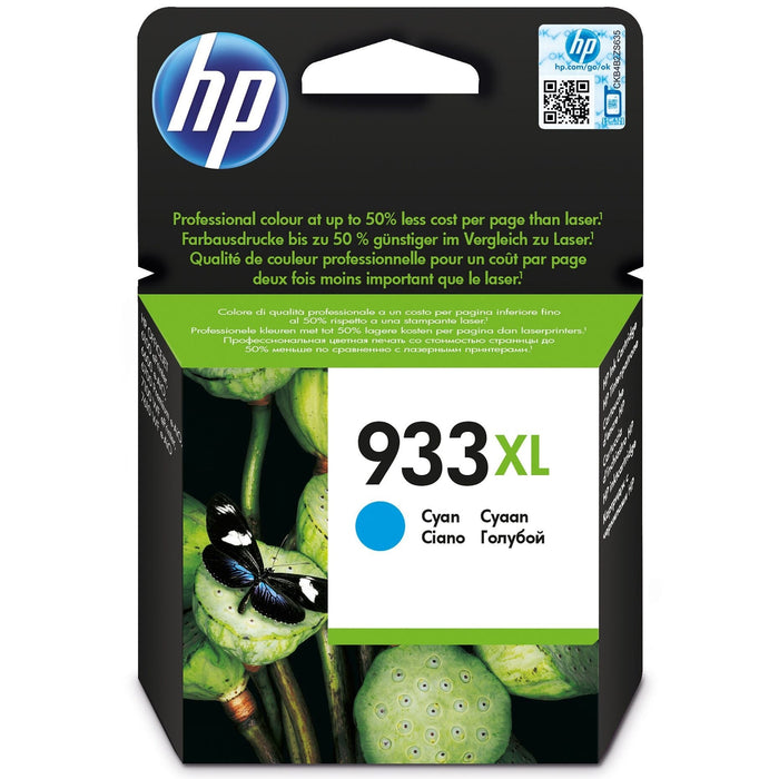 HP 933XL High Yield Cyan Original Ink Cartridge - CN054AE