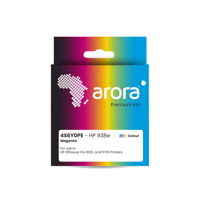 HP 938e High Yield CMYK Compatible EvoMore Ink Multipack - H938eMP