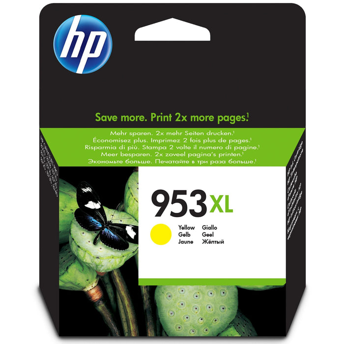 HP 953XL High Yield Original Yellow Ink Cartridge - F6U18AE