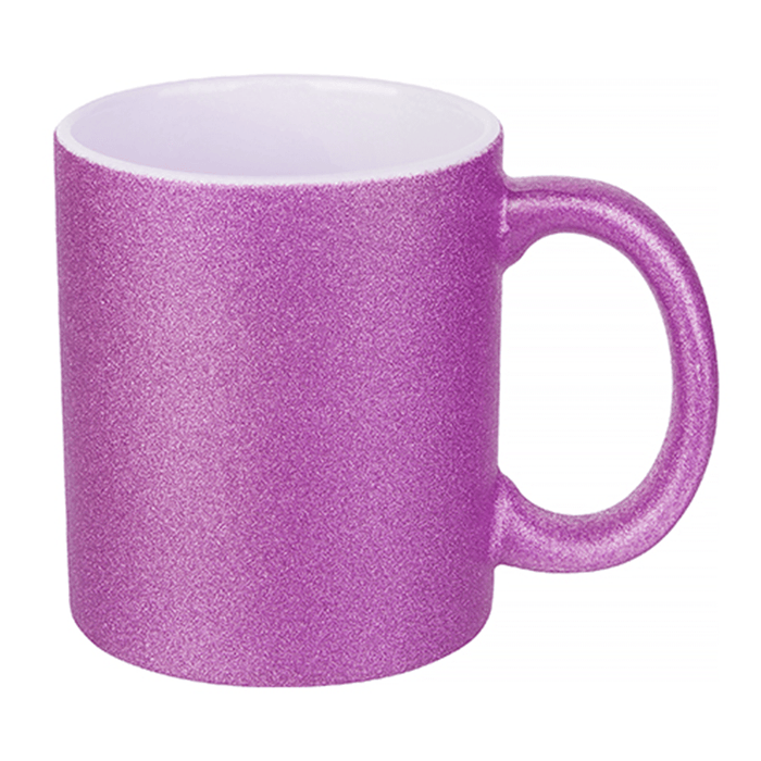 HPN SubliCraft 11 oz. Glitter Sublimation Ceramic Mug - 12 per case - HeatPressNation