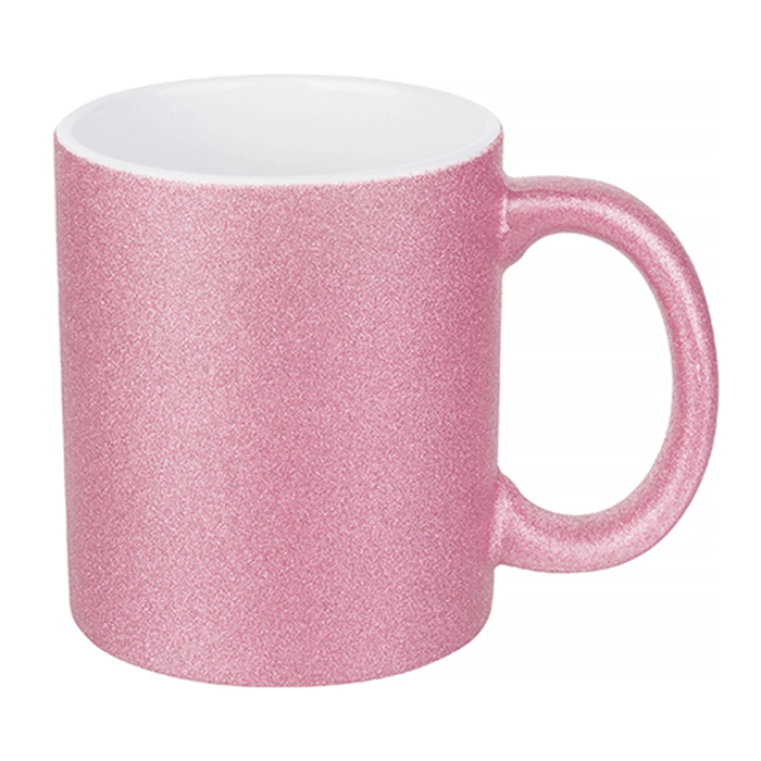 HPN SubliCraft 11 oz. Glitter Sublimation Ceramic Mug - 12 per case - HeatPressNation