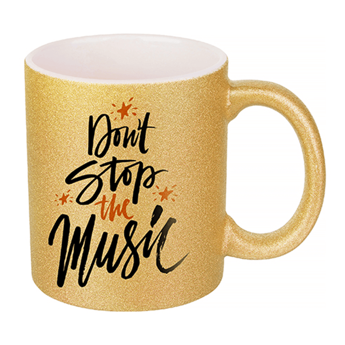 HPN SubliCraft 11 oz. Glitter Sublimation Ceramic Mug - 12 per case - HeatPressNation