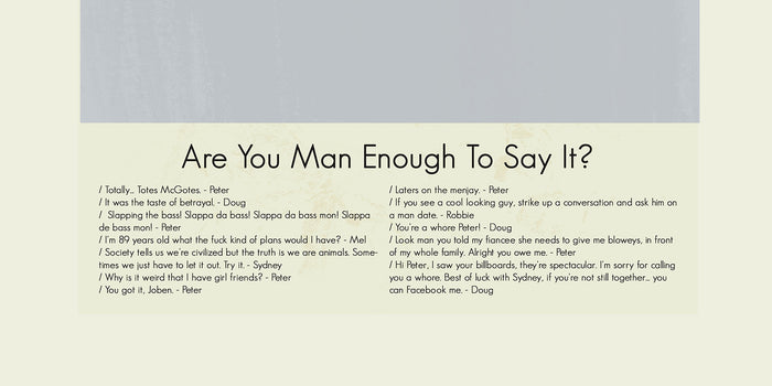 I Love You, Man Inspired Mid-Century Modern Print | 12"x18" or 18"x24" Print only