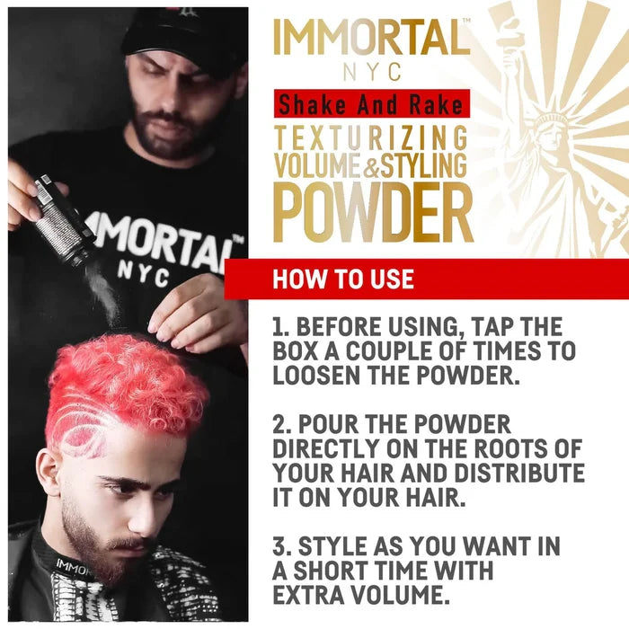Immortal NYC Shake & Rake 5 in 1 Texture Powder