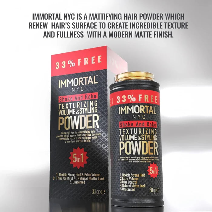 Immortal NYC Shake & Rake 5 in 1 Texture Powder