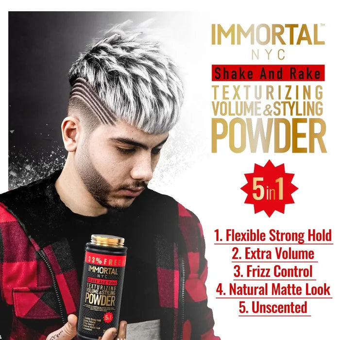 Immortal NYC Shake & Rake 5 in 1 Texture Powder