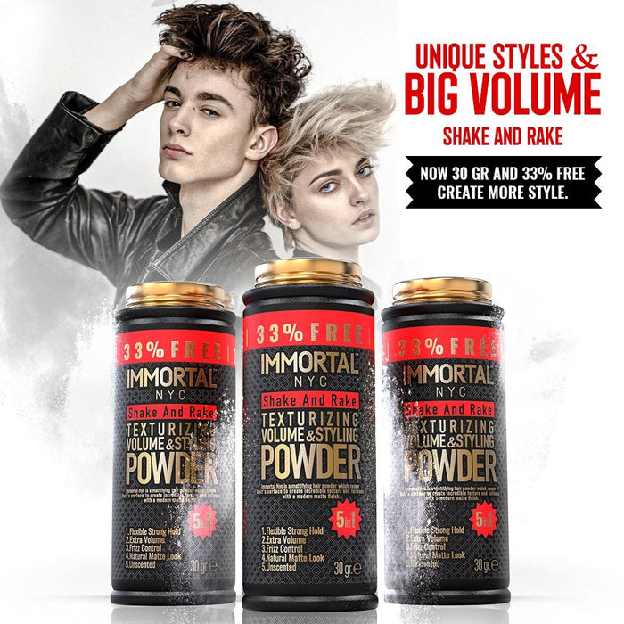 Immortal NYC Shake & Rake 5 in 1 Texture Powder