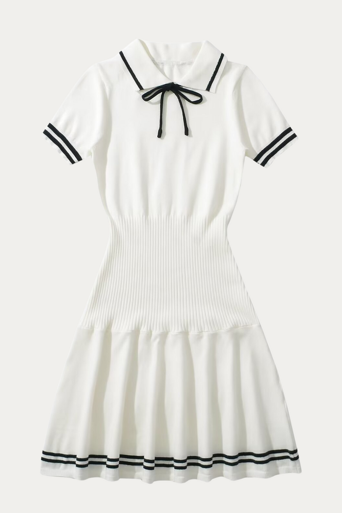 Isidore Ribbed Polo Dress
