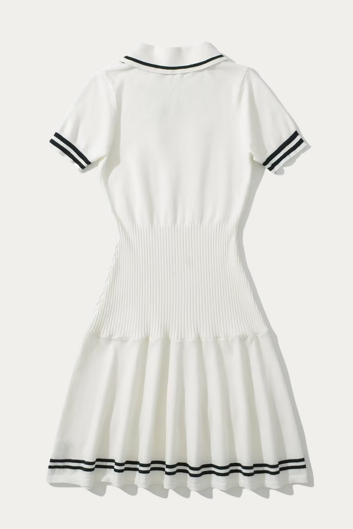 Isidore Ribbed Polo Dress