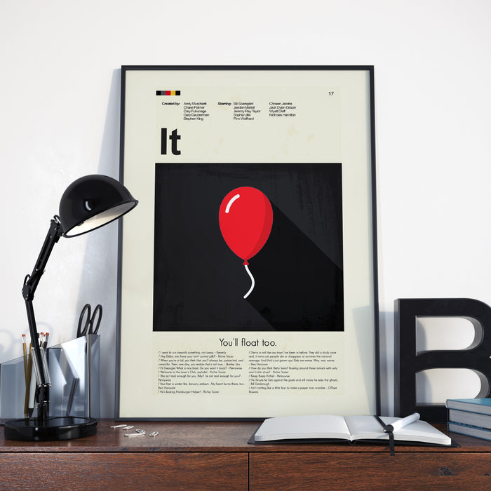 It Inspired Mid-Century Modern Print | 12"x18" or 18"x24" Print only