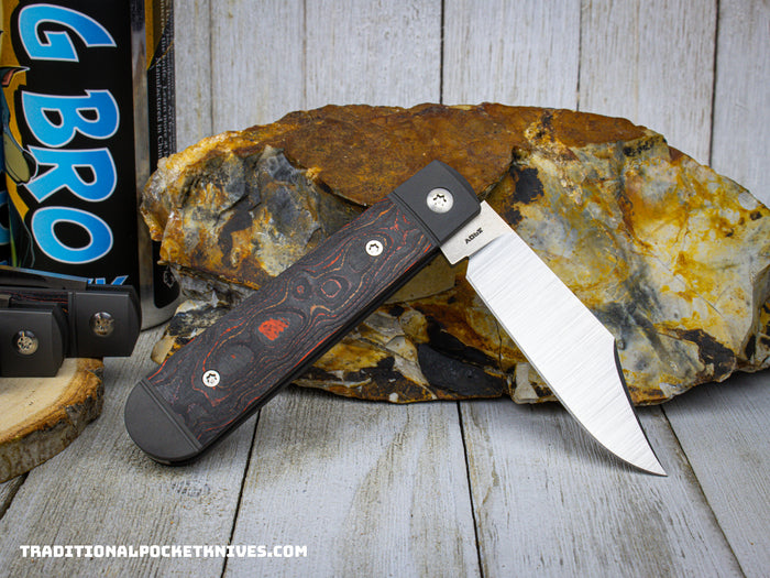 Jack Wolf Knives Big Bro Jack CamoCarbon Sunset Orange
