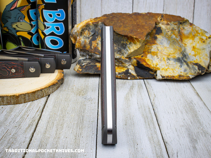 Jack Wolf Knives Big Bro Jack CamoCarbon Sunset Orange