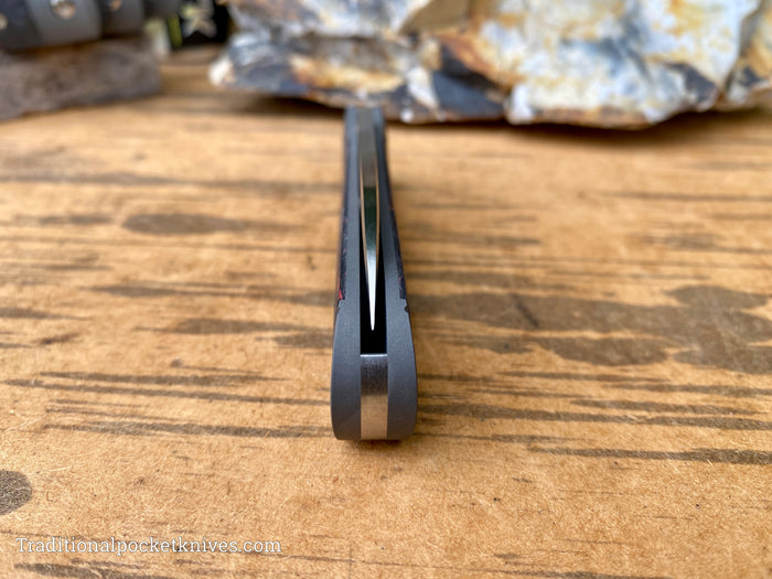 Jack Wolf Knives K9 Jack Fat Carbon Dark Matter Red