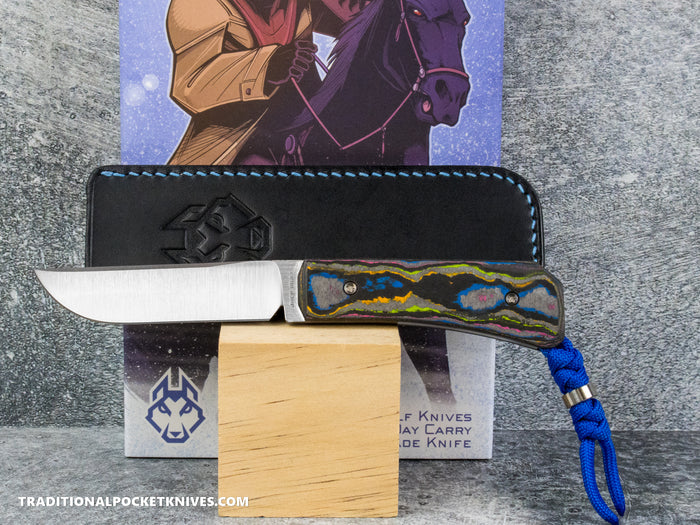 Jack Wolf Knives Pioneer FIXedc CamoCarbon 80's #16