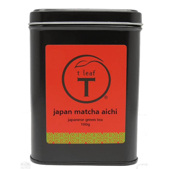 Japan matcha aichi 100g foil pouch side view | loose leaf tea New Zealand | t leaf T