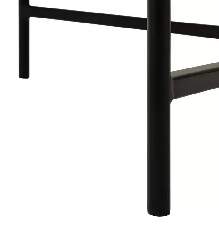 Jules Round Coffee Table - Black & White